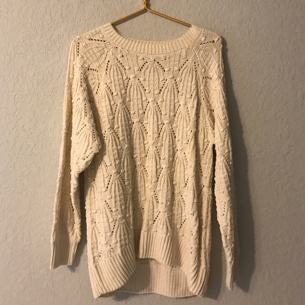 Cream sweater